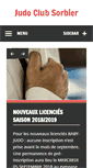 Mobile Screenshot of judoclubsorbier.fr